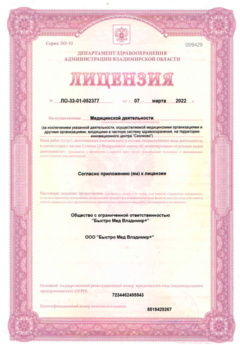 Лицензия